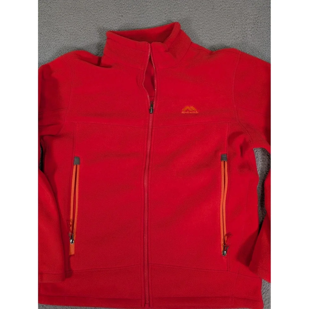 Kolumb Fleece Jacket Mens‎ 2XL Red Full Zip Outdoor Explore Softshell Hiking